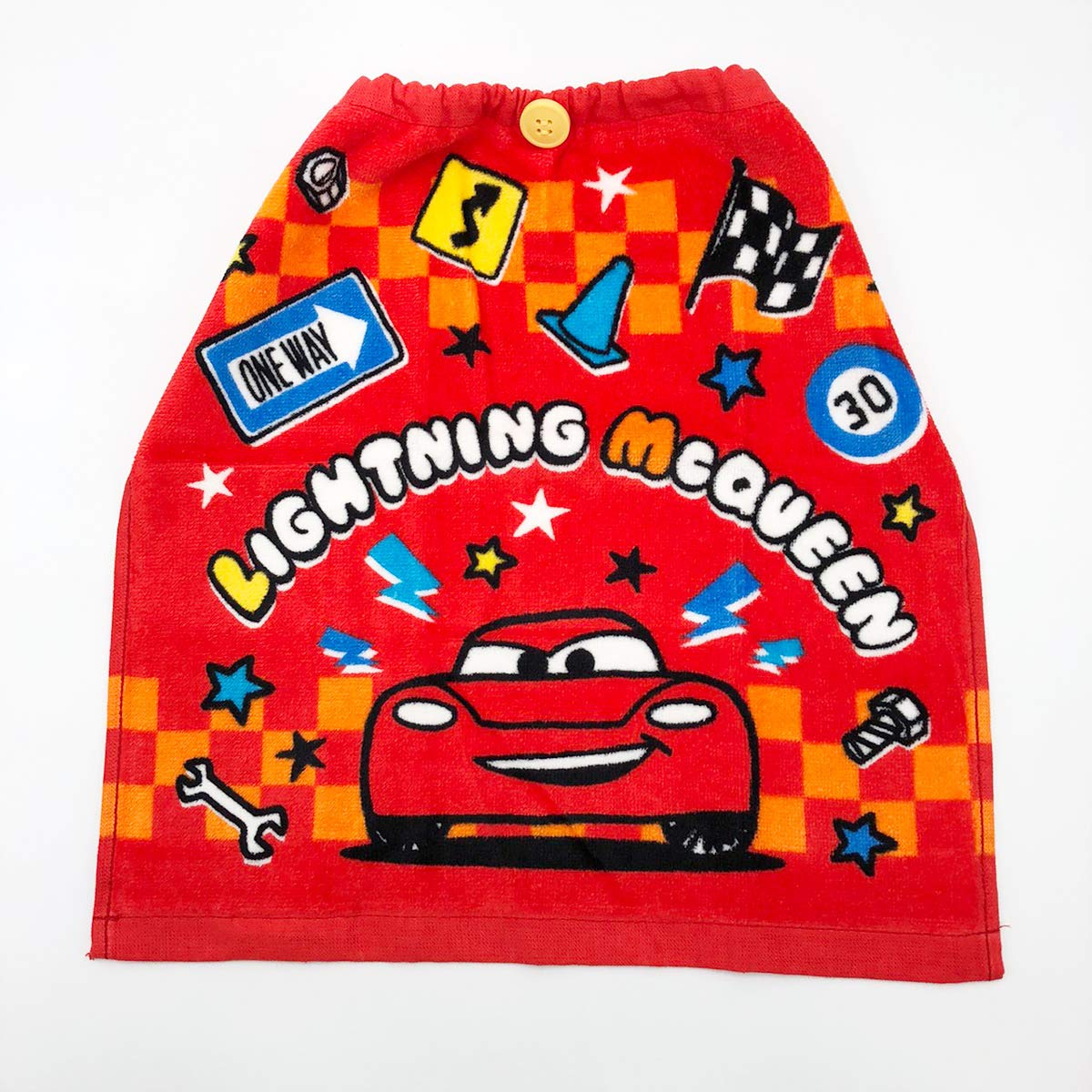 Amazon｜キッズ キャラクター おりこうタオル ゴム ひも付き タオル